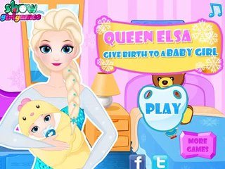 Queen Elsa Give Birth - Disney princess Frozen - Game for Little Girls