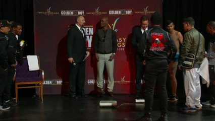 Lamont ROACH JR. vs. Alex VALDEZ - Official Weigh In - HBO Boxing After Dark