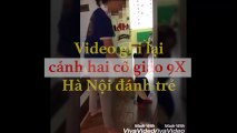 Video ghi lại cảnh hai cô giáo 9X ở Hà Nội đánh trẻ