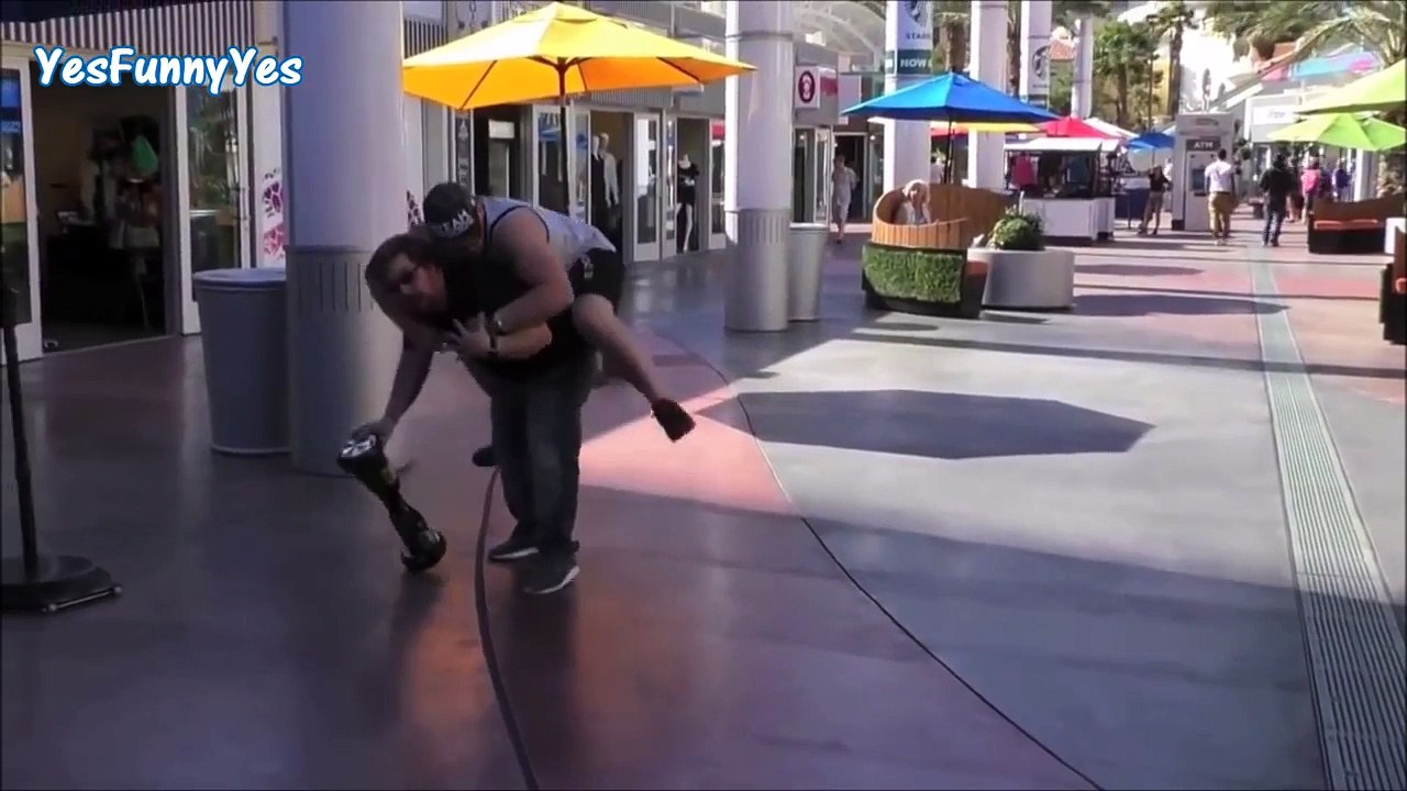 Riding Random People Prank