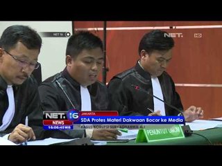 Pembacaan Dakwaan Perkara Suryadharma Ali - NET16