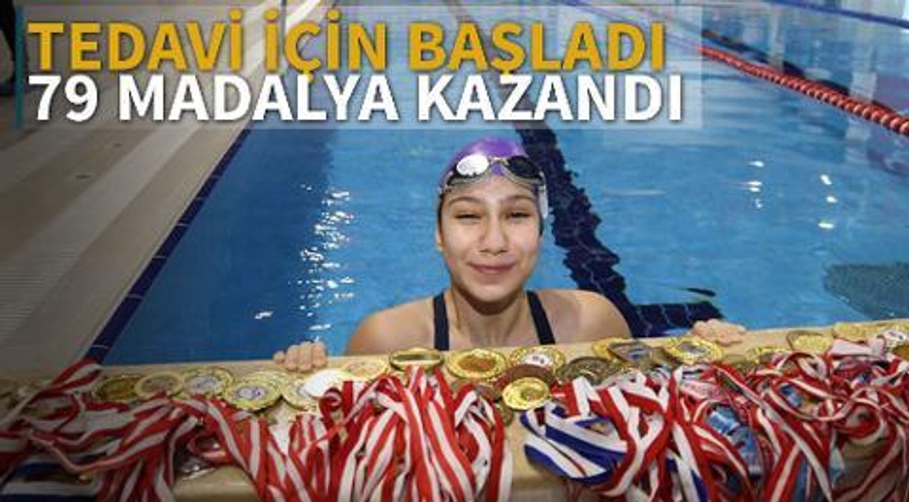 Tedavi için başladı, 79 madalya kazandı