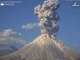 Column of Ash Seen After Colima Volcano Eruption