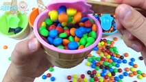 Ice Cream Cups Candy Skittles Surprise Toys Spiderman Cars 3 TMNT Talking Tom Batman Disney Pixar