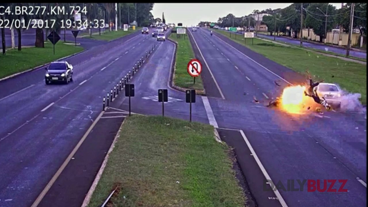 Horrible Motorcycle Accident