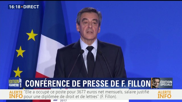 François Fillon présente ses excuses aux Français suite aux révélations du Canard Enchaîné