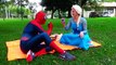 Frozen Elsa vs Spiderman vs Hulk - SUPERHEROES at PICNIC - Funny Superhero Movie in Real Life IRL