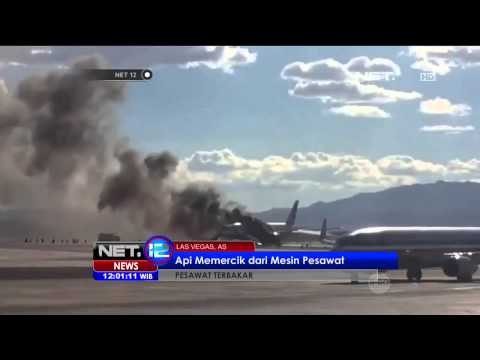 Kebakaran Pesawat di Las Vegas, Amerika Serikat - NET12
