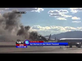 Kebakaran Pesawat di Las Vegas, Amerika Serikat - NET12