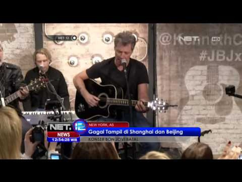Konser Bon Jovi di Shanghai dan Beijing Dibatalkan - NET12