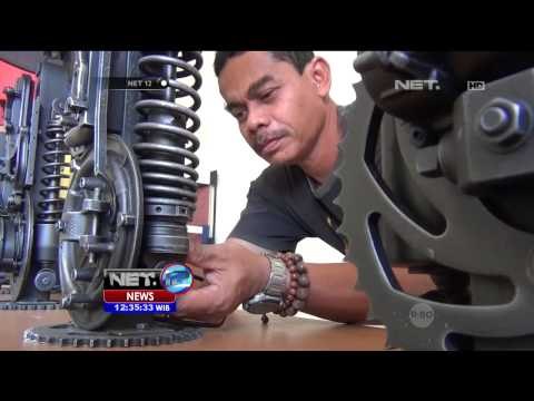 Kerajinan Unik Lampu dari Onderdil Bekas Tembus Pasar Eropa - NET12