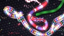 Slither.io - United Kingdom Vs China Nyan Cat!!!! Epic Slitherio Gameplay!