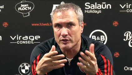 Conférence de presse Bernard Casoni avant FC Lorient - Toulouse FC