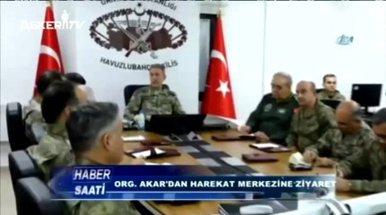 Org. Akar Özel Kuvvetler Harekat Üssünü ziyaret etti (Fırat Kalkanı)