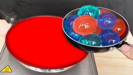 PANELA QUENTE 1000 GRAUS VS ORBEEZ (INCRÍVEL!!!!)