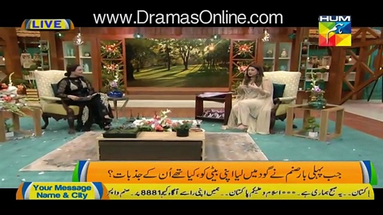 What Sanam Jung Did When Qassam Showed Baby Aliya's First Glimpse