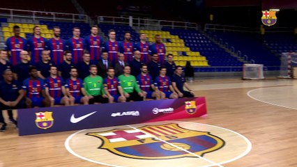 Télécharger la video: FCB Handbol: El Barça Lassa es fa la foto oficial amb el president