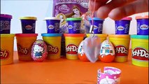 5 Hello Kitty Maxi kinder Surprise egg Play-Doh Disney Princess Rapunzel compilation HD