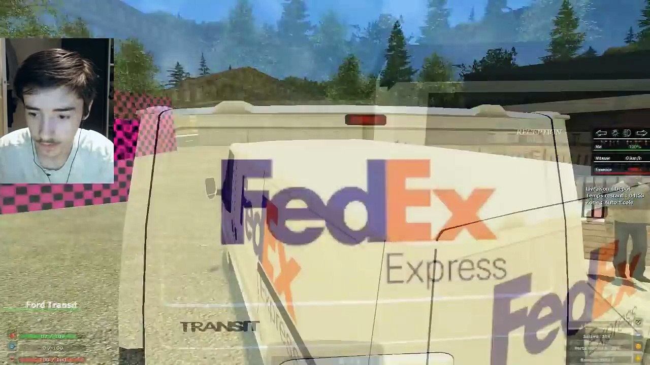 LE LIVREUR QUI SAIT PAS CONDUIRE - GMOD DarkRP FR