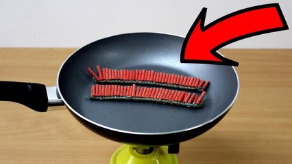 O QUE ACONTECE SE FRITAR BOMBINHAS?