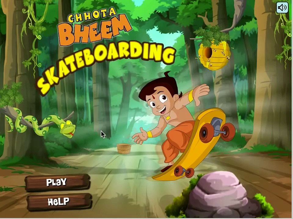 Chhota bheem Skateboarding