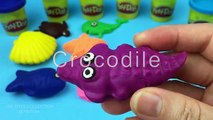 Learn Names of Sea Animals with Play-Doh, Children Educational Video by SR Toys Collection