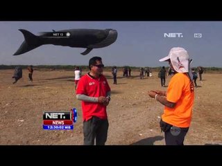 Layang Layang Raksasa Meriahkan Festival Layang Layang Internasional di Surabaya - NET12