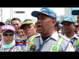 Ribuan Pegawai Honorer Gelar Demo di Depan Gedung DPR - NET12