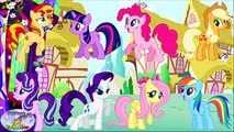 My Little Pony Mane 6 Sunset Shimmer Transforms Into Princess Surprise Egg and Toy Collector SETC
