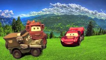 Disney Pixar Cars Lightning McQueen, Mater Adventure to the Grand Canyon with Sarge Cars Toy Movie!