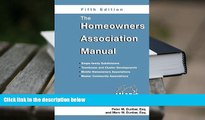 BEST PDF  The Homeowners Association Manual (Homeowners Association Manual)(5th Edition)