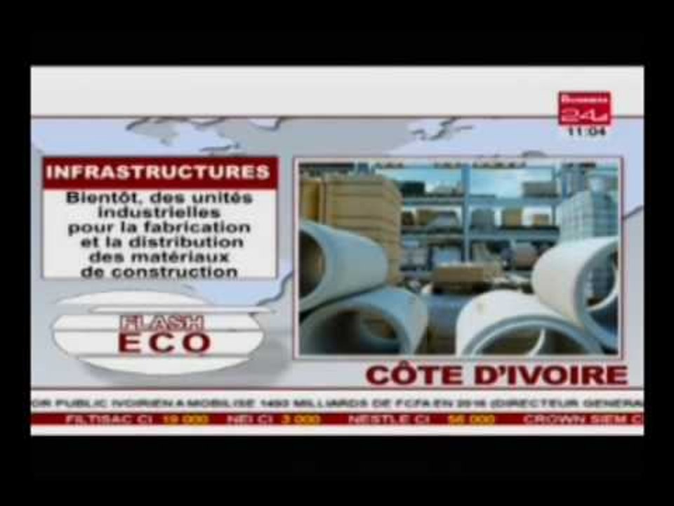 Business 24 Flash Eco Cote d'Ivoire édition du Vendredi 03 Février 2017  Finance Le trésor public