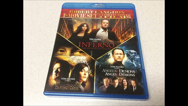 Critique du coffret Robert Langdon - La collection de 3 films (Le code Da Vinci, Anges et Démons et Inferno)
