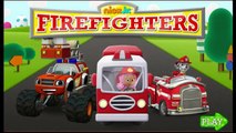 Bubble Guppies Paw Patrol Blaze Monster Machines - Nick Jr Firefighters - games for kids