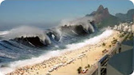 MEGA TSUNAMI - Caught on camera - Biggest Tsunami in the world caught on tape