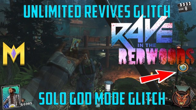 Rave In The Redwoods Glitches - *JESUS MODE* God Mode Glitch - Unlimited Revives Glitch