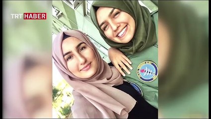 İşte Türkiye'nin ilk başörtülü kadın savaş pilotu