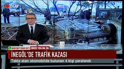 Takla atan otomobilde can pazarı (Haber 06 02 2017)