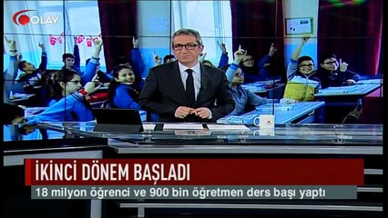 18 milyon öğrenci ders başı yaptı (Haber 06 02 2017)