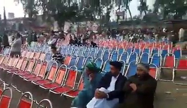 Khawaja Saad Rafique addressing to chairs in Haripur. Watch video