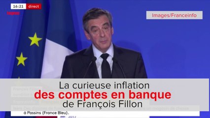 La curieuse inflation des comptes en banque de François Fillon