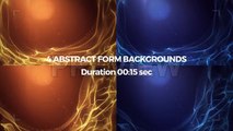 4 Abstract Form Backgrounds Stock Motion Graphics