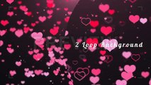 2 Hearts Backgrounds Stock Motion Graphics