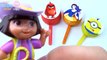 Play Doh Clay Lollipop Smiley Toys Pj Masks Minions Angry Birds Dora Princess Disney Snow White