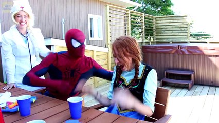 Download Video: Spiderman vs Frozen Elsa SUMO Battle! w/ Pink Spidergirl, Maleficent, Joker, Cinderella, C