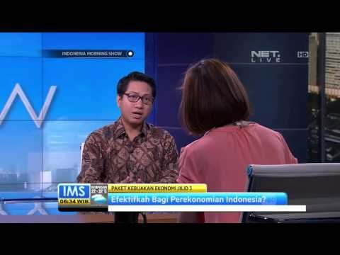 Talkshow Terkait Kebijakan Pemerintah Keluarkan Paket Kebijakan Ekonomi Jilid III - IMS