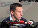 Chaco levanta la mano por los jugadores