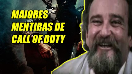 maiores mentiras de call of duty