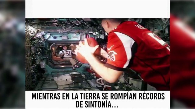 Astronautas viven su propio Super Bowl y logran récord en el Espacio