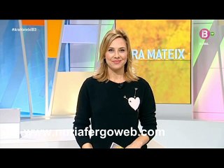 Nuria Fergó: entrevista en IB3 durantela grabación de su videoclip